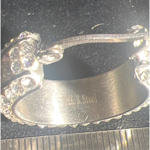 Jewelry, set clear, Gemstone ring, size 9 eternity pendant fine jewelry - Picture 6 of 6